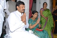 Chiru Visit Film Nagar Temple Photos